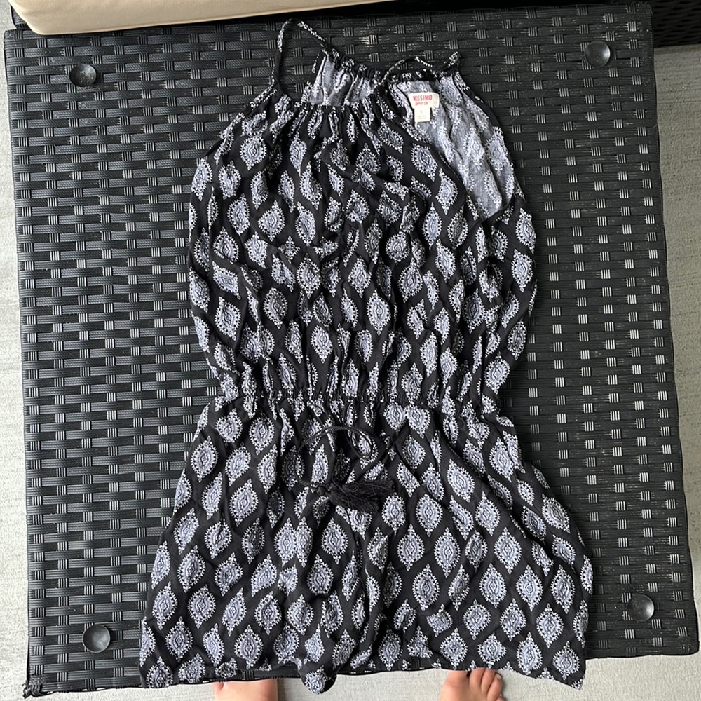 Missimo Black & White Romper size Small